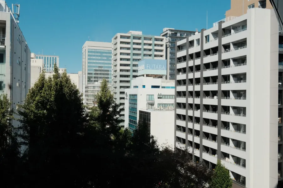 名古屋の街並みと住宅
